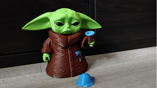 Afbeelding van Star Wars Baby Yoda Grogu beeldje