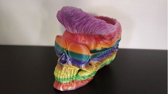 Afbeelding van Skull Elvis Planter