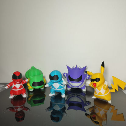 Afbeeldingen van Pokemon / Power rangers mashup